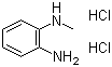 structure of CAS# 25148-68-9, N-Methyl-1,2-benzenediamine dihydrochloride;N-Methyl-o-phenylenediamine dihydrochloride
