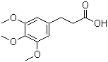结构式 CAS# 25173-72-2, 3,4,5-三甲氧基苯丙酸