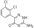 structure of CAS# 252186-78-0, 3-Amino-6-(2,3-dichlorophenyl)-1,2,4-triazin-5(2H)-one
