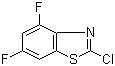 结构式 CAS# 252681-57-5, 2-氯-4,6-二氟苯并噻唑