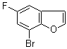 structure of CAS# 253429-19-5, 7-Bromo-5-fluorobenzofuran;5-Fluoro-7-bromobenzofuran
