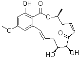 结构式 CAS# 253863-19-3, (5Z)-7-Oxozeaenol