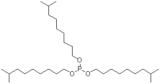 structure of CAS# 25448-25-3, Triisodecyl phosphite;ÈýÒì¹ï»ùÑÇÁ×ËáÑÎ