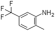 structure of CAS# 25449-96-1, 2-Methyl-5-(trifluoromethyl)aniline;2-Methyl-5-trifluoromethylaniline
