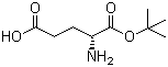 structure of CAS# 25456-76-2, D-Glutamic acid 1-tert-butyl ester;H-D-Glu-OtBu
