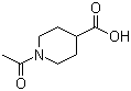 structure of CAS# 25503-90-6, 1-Acetyl-4-piperidinecarboxylic acid;1-Acetylpiperidine-4-carboxylic acid