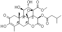 鸦胆子素 A分子结构 (CAS 25514-31-2)