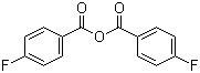 structure of CAS# 25569-77-1, 4-Fluorobenzoic anhydride;p-Fluorobenzoic anhydride; 4-Fluorobenzoic acid anhydride with 4-fluorobenzoic acid