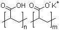 structure of CAS# 25608-12-2, Potassium polyacrylate