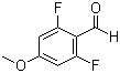 structure of CAS# 256417-10-4, 2,6-Difluoro-4-methoxybenzaldehyde