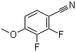 结构式 CAS# 256417-12-6, 2,3-二氟-4-甲氧基苯腈