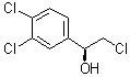 结构式 CAS# 256474-24-5, (alphaS)-3,4-二氯-alpha-(氯甲基)苯甲醇