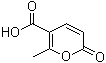 6-Methyl-2-oxo-2H-pyran-5-carboxylic acid molecular structure (CAS 25683-10-7)