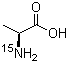 结构式 CAS# 25713-23-9, L-丙氨酸(氮15)