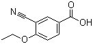 结构式 CAS# 258273-32-4, 3-氰基-4-乙氧基苯甲酸