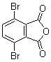 结构式 CAS# 25834-16-6, 4,7-二溴异苯并呋喃-1,3-二酮