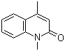 structure of CAS# 2584-47-6, 1,4-Dimethyl-2(1H)-quinolone;1,4-Dimethyl-1,2-dihydroquinolin-2-one; 1,4-Dimethyl-2(1H)-quinolinone; 1,4-Dimethyl-2-oxo-1,2-dihydroquinoline; 1,4-Dimethyl-2-quinolone; 1,4-Dimethylcarbostyril