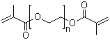 Poly(ethylene glycol) dimethacrylate molecular structure (CAS 25852-47-5)