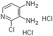 structure of CAS# 2586-98-3, 2-Chloro-3,4-pyridinediamine hydrochloride;3,4-Diamino-2-chloropyridine dihydrochloride