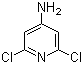 4-氨基-2,6-二氯吡啶分子结构 (CAS 2587-02-2)