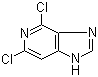 结构式 CAS# 2589-12-0, 4,6-二氯-1H-咪唑并[4,5-c]吡啶