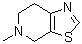 5-甲基-4,5,6,7-四氢噻唑并[5,4-c]吡啶分子结构 (CAS 259809-24-0)