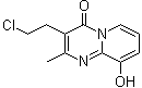 structure of CAS# 260273-82-3, 3-(2-Chloroethyl)-9-hydroxy-2-methyl-4H-pyrido[1,2-a]pyrimidin-4-one;9-Hydroxy-3-(2-chloroethyl)-2-methyl-4H-pyrido[1,2-a]pyrimidin-4-one