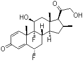 Diflucortolone molecular structure (CAS 2607-06-9)
