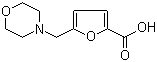 结构式 CAS# 26095-36-3, 5-(吗啉-4-甲基)-2-呋喃甲酸