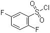 structure of CAS# 26120-86-5, 2,5-Difluorobenzenesulfonyl chloride;2,5-Difluorobenzenesulphonyl chloride