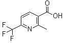 结构式 CAS# 261635-93-2, 2-甲基-6-(三氟甲基)吡啶-3-甲酸