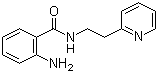 结构式 CAS# 261765-37-1, 2-氨基-N-[2-(2-吡啶基)乙基]苯甲酰胺