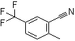 结构式 CAS# 261952-03-8, 2-甲基-5-(三氟甲基)苯甲腈