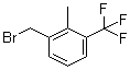 structure of CAS# 261952-16-3, 2-Methyl-3-(trifluoromethyl)benzyl bromide;1-(Bromomethyl)-2-methyl-3-(trifluoromethyl)benzene