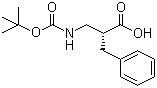 structure of CAS# 262301-38-2, (R)-2-Benzyl-3-(tert-Butoxycarbonylamino)propanoic acid