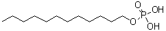 结构式 CAS# 2627-35-2, 磷酸单月桂基酯