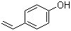 structure of CAS# 2628-17-3, 4-Hydroxystyrene;4-Vinylphenol; p-Vinylphenol