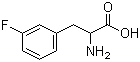 DL-3-Fluorophenylalanine molecular structure (CAS 2629-54-1)