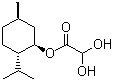 structure of CAS# 26315-61-7, (1R)-(-)-Menthyl glyoxylate hydrate;Glyoxylic acid (1R)-menthyl ester hydrate