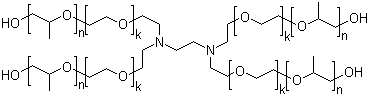 structure of CAS# 26316-40-5, Ethylenediamine ethoxylated propoxylated polymer