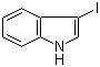 structure of CAS# 26340-47-6, 3-Iodoindole;3-Iodo-1H-indole