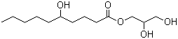结构式 CAS# 26446-31-1, 5-羟基癸酸甘油酯