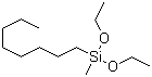 Octylmethyldiethoxysilane molecular structure (CAS 2652-38-2)
