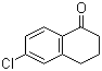 结构式 CAS# 26673-31-4, 6-氯-3,4-二氢-2H-1-萘酮; 6-氯-1-四氢萘酮