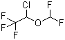 Isoflurane molecular structure (CAS 26675-46-7)