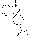结构式 CAS# 268538-23-4, 1',2'-二氢螺[环己烷-1,3'-[3H]吲哚]-4-羧酸甲酯