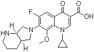 structure of CAS# 268545-13-7, (4R,7R)-Moxifloxacin;1-Cyclopropyl-6-fluoro-1,4-dihydro-8-methoxy-7-[(4aR,7aR)-octahydro-6H-pyrrolo[3,4-b]pyridin-6-yl]-4-oxo-3-quinolinecarboxylic acid