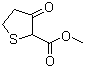 Methyl 3-oxotetrahydrothiophene-2-carboxylate molecular structure (CAS 2689-69-2)