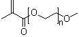 结构式 CAS# 26915-72-0, 聚乙二醇甲基醚甲基丙烯酸酯