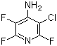 structure of CAS# 2693-57-4, 4-Amino-3-chloro-2,5,6-trifluoropyridine